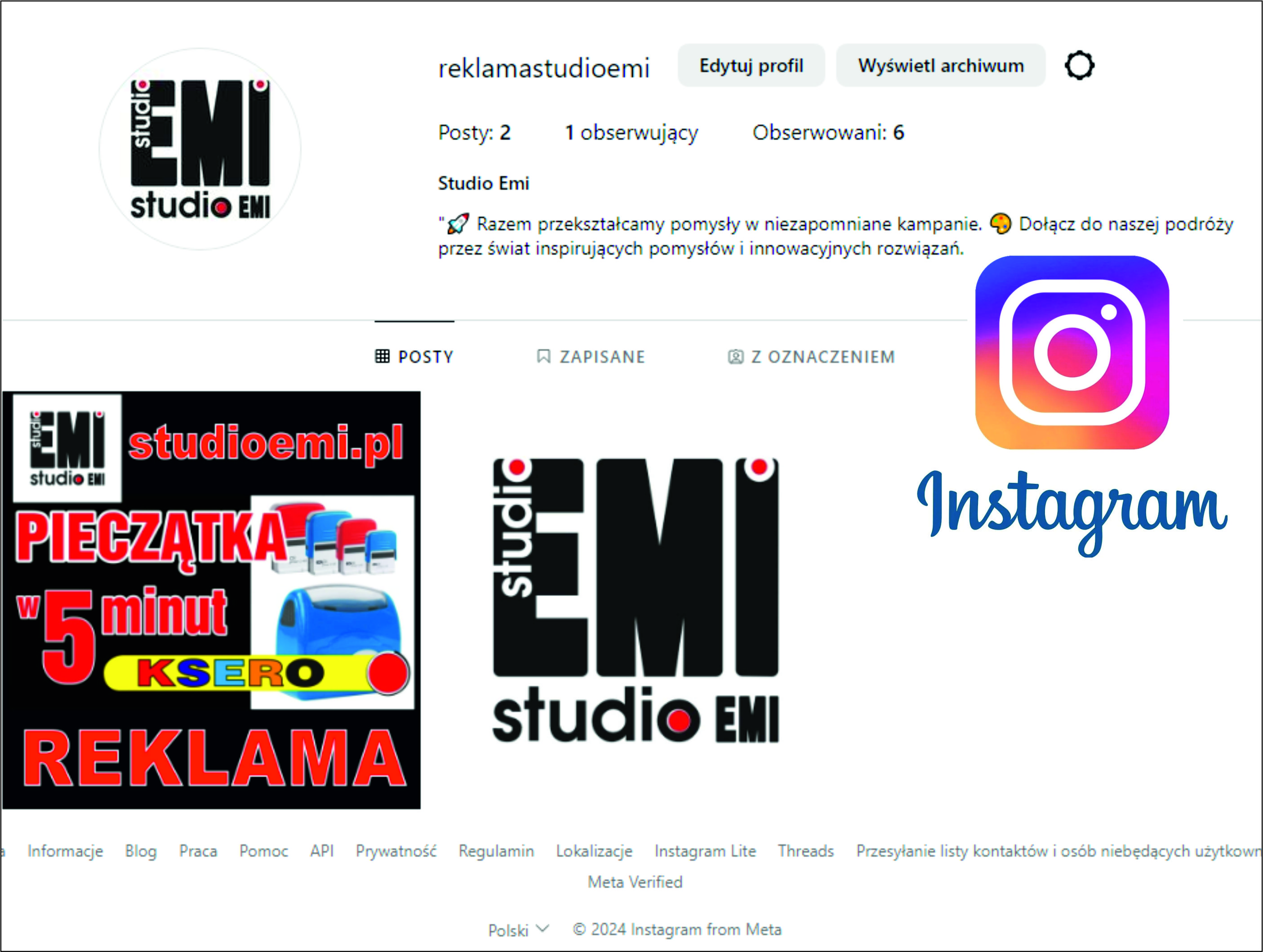 Media społecznościowe Studio Emi Gniezno